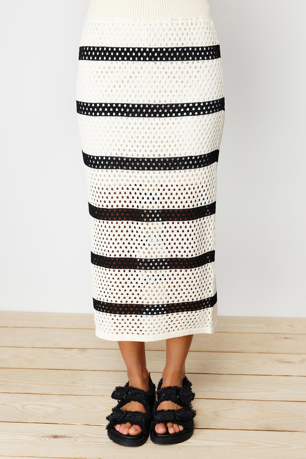 White Openwork Co-Ord Set, , large image number 4