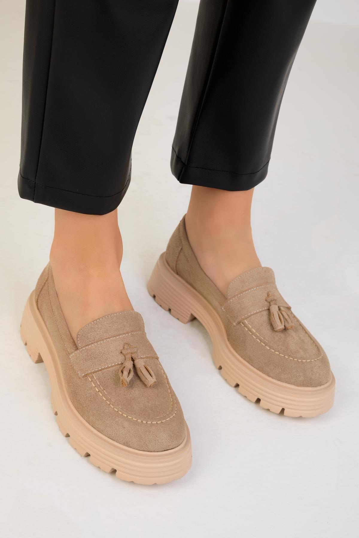 Brown Suede Casual Shoes, C101_2875, large image number 1