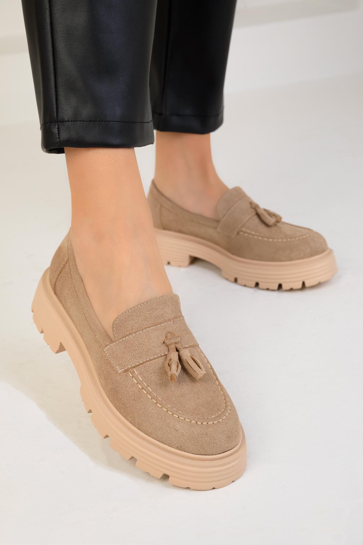 Brown Suede Casual Shoes, C101_2875, large image number 2
