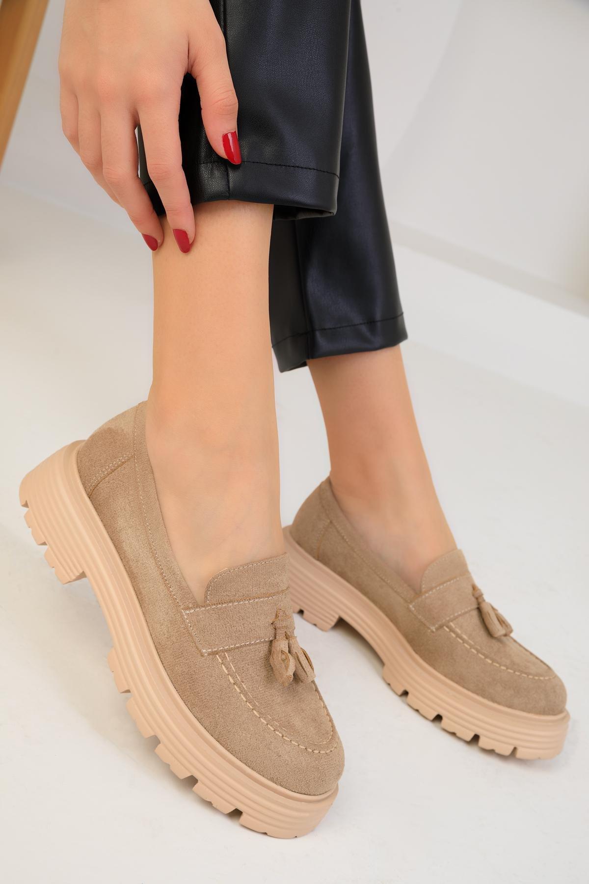 Brown Suede Casual Shoes, C101_2875, large image number 3