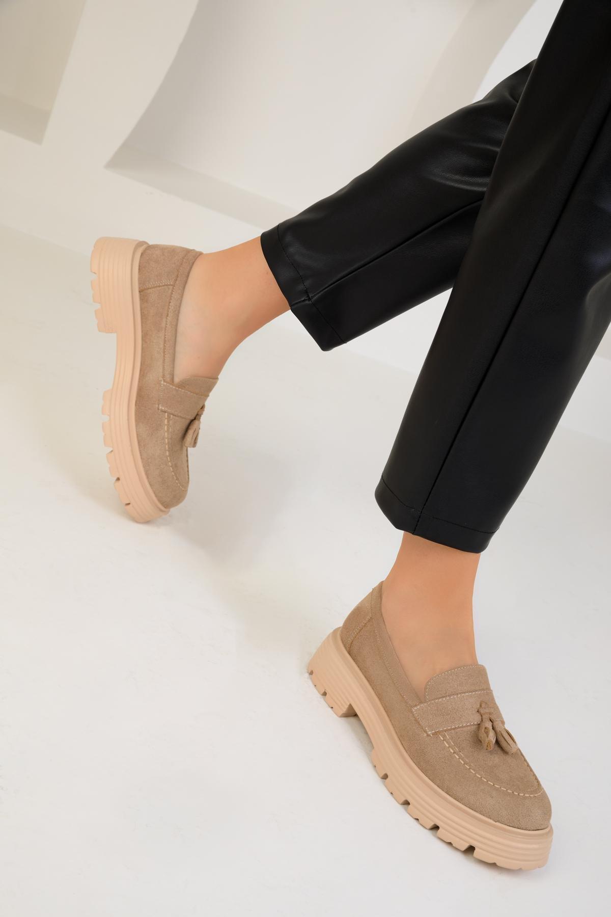 Brown Suede Casual Shoes, C101_2875, large image number 4