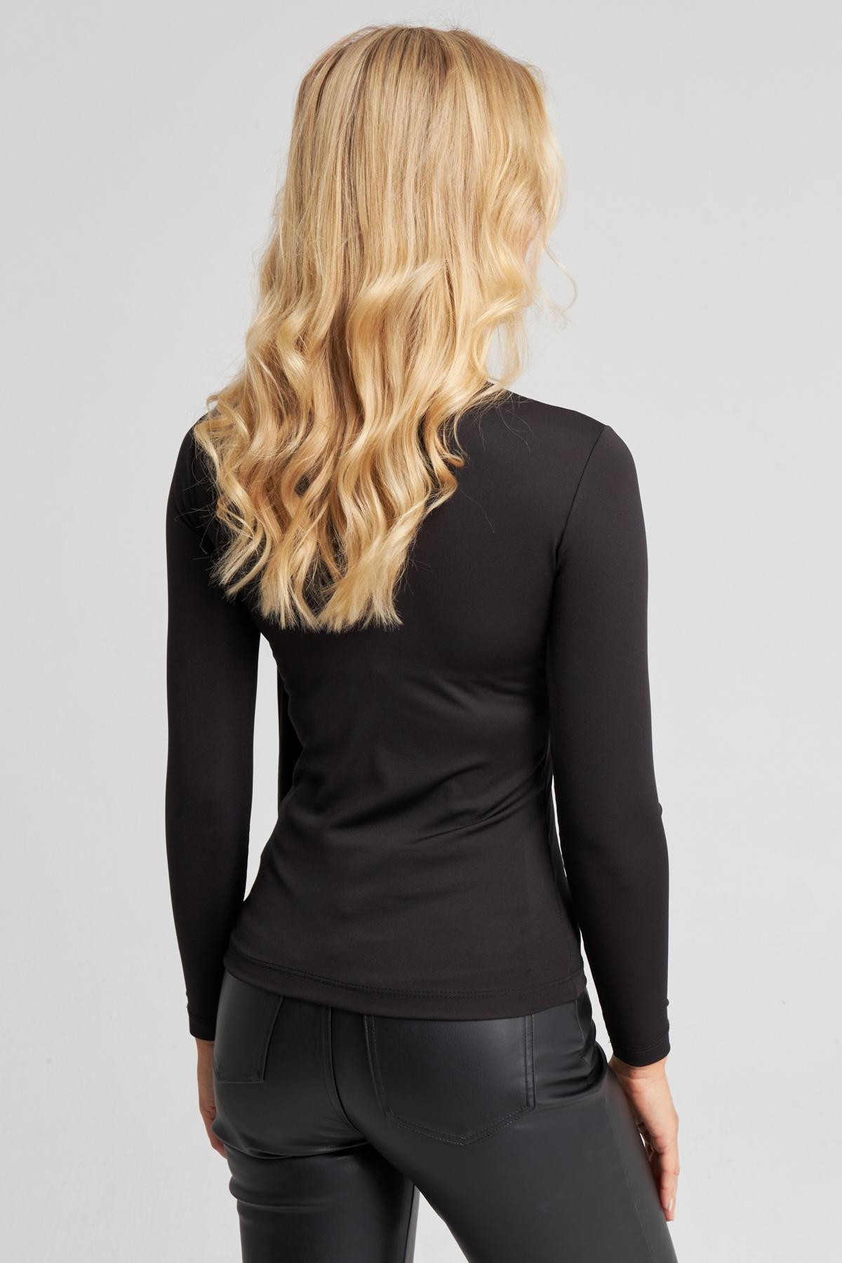 Cool & Sexy - Black Bow Blouse