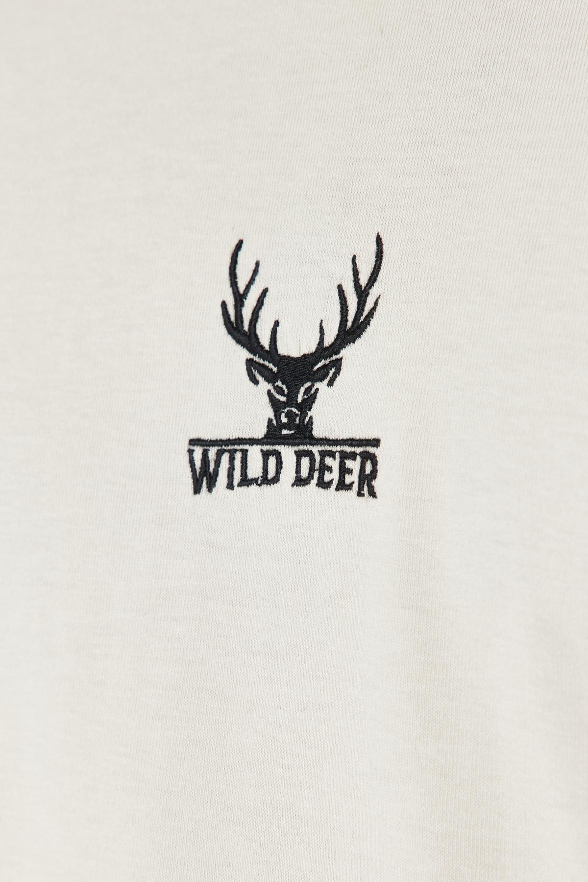 Cream Printed T-Shirt, , large image number 2