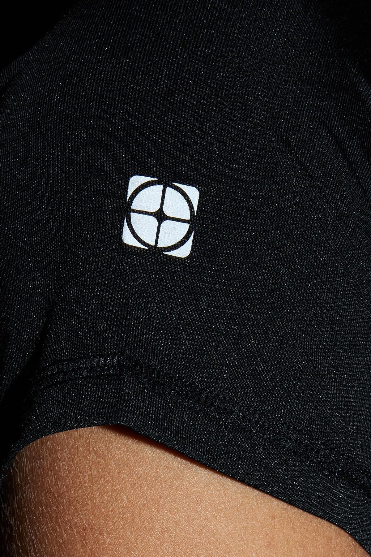 Black Printed Sports T-Shirt, , large image number 3
