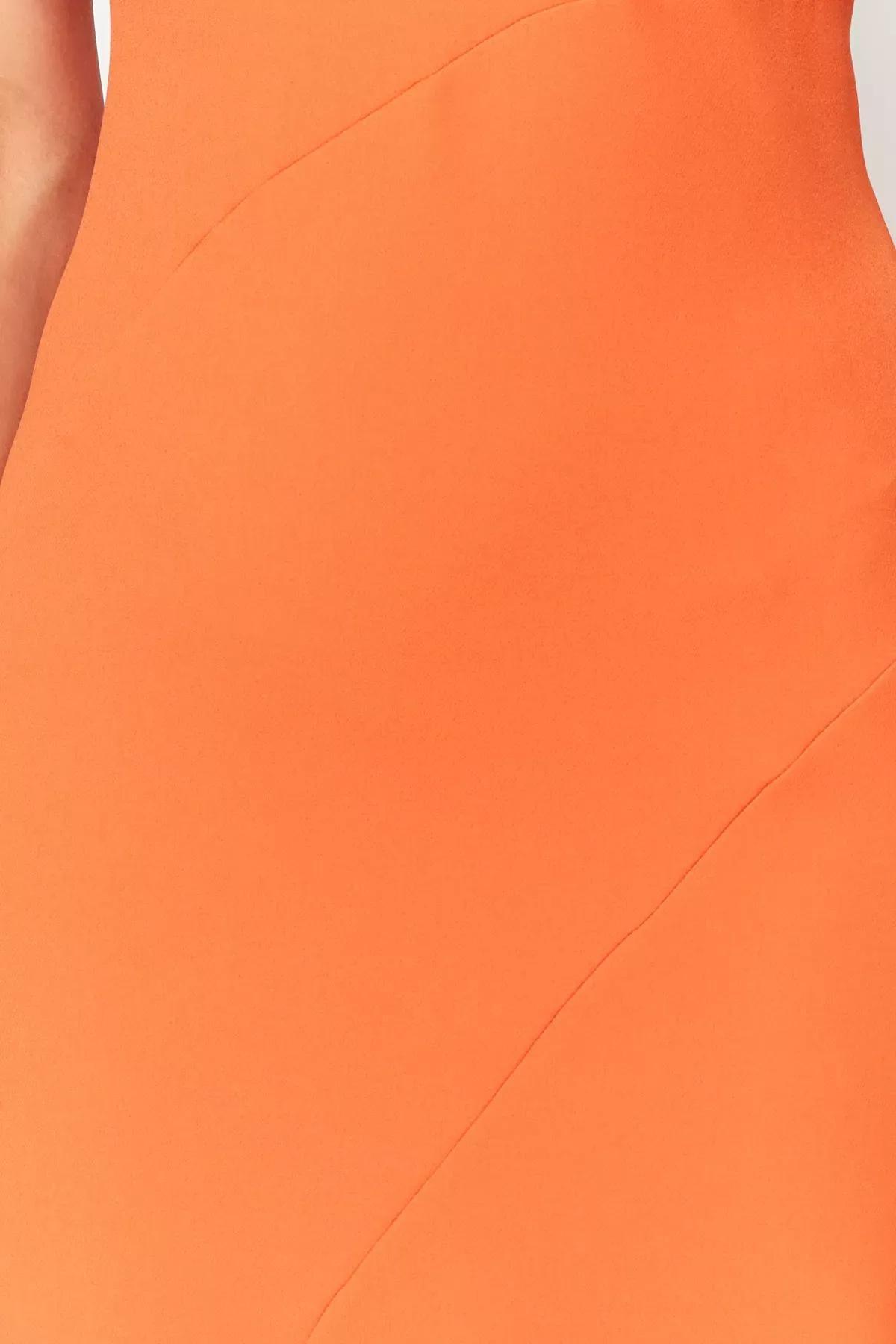 Orange Tie Back Dress, , large image number 4