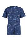 Trendyol - Navy Cotton Galaxy Patterned Pajamas Set