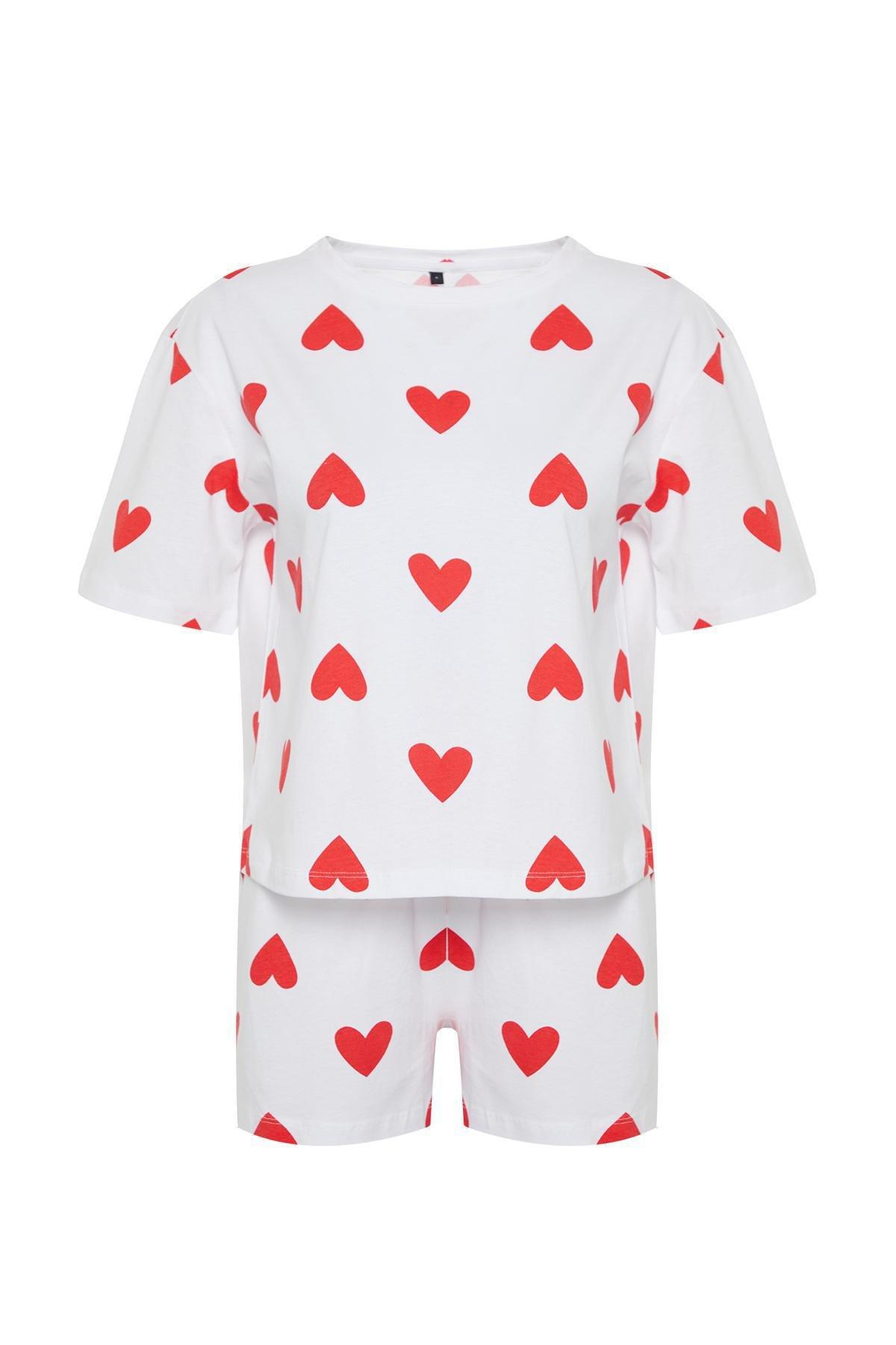 Trendyol - White Knitted Pyjama Set