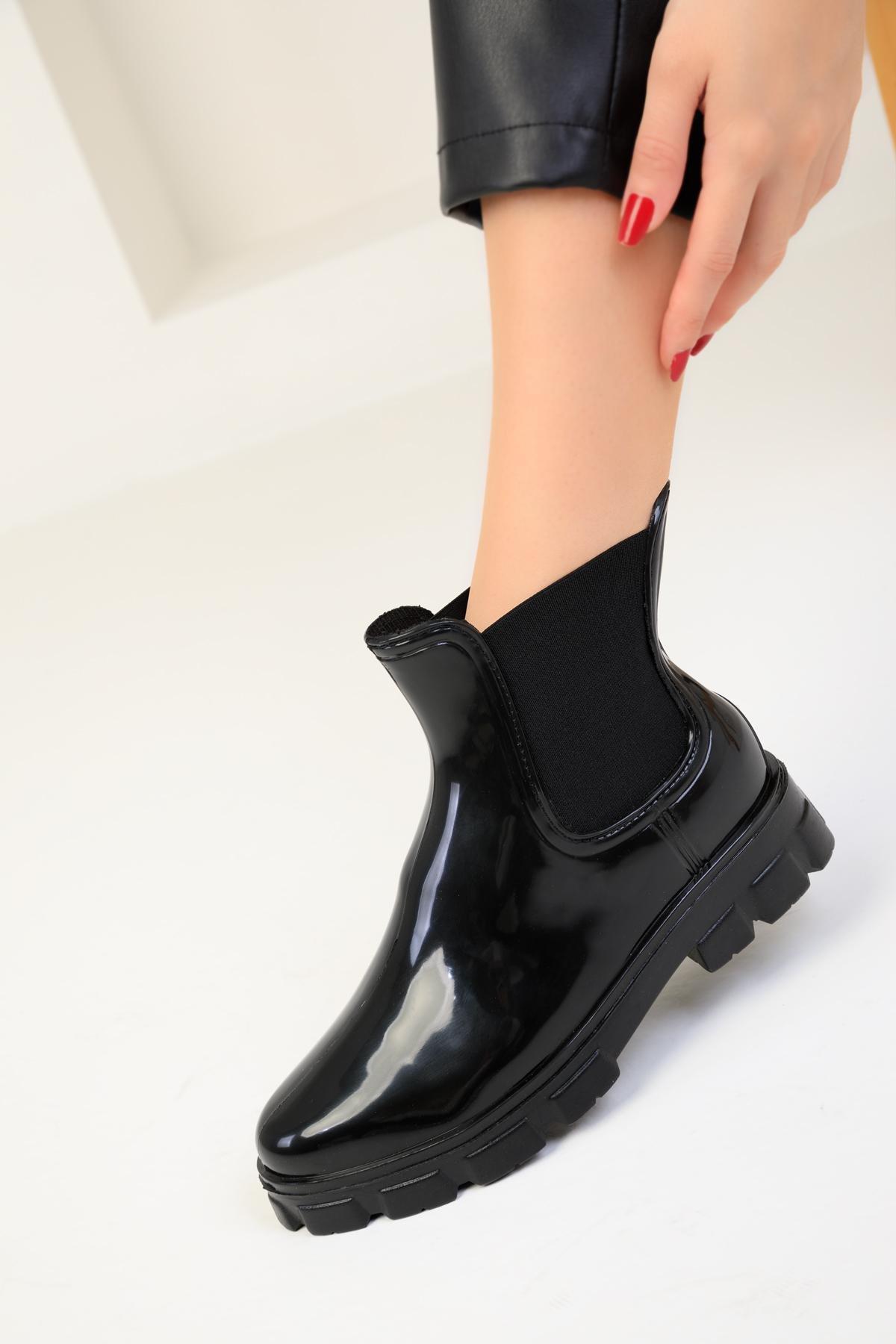 Black Glossy Boots, , large image number 4