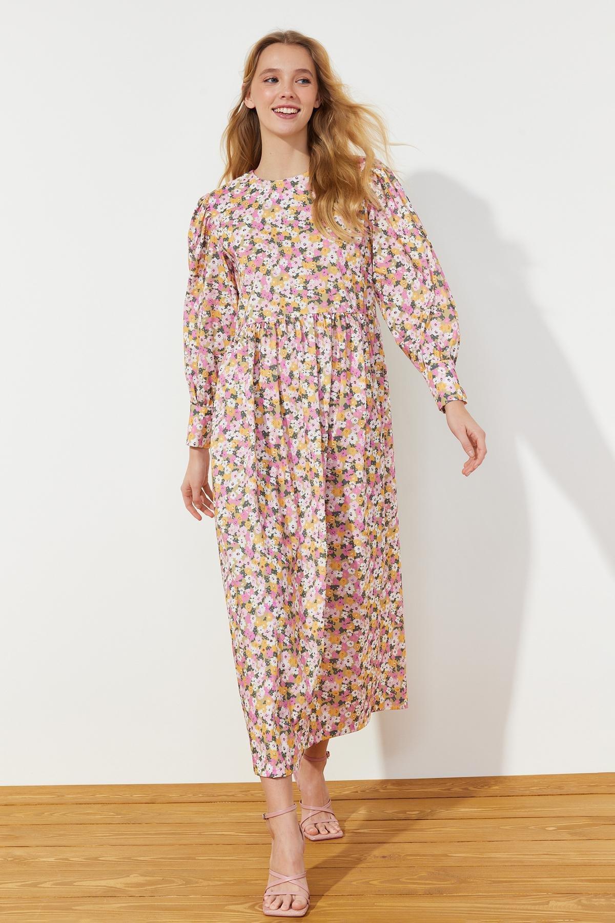 Multicolour Patterned Woven Dress, , large image number 0