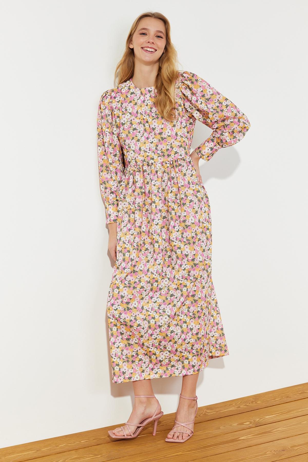 Multicolour Patterned Woven Dress, , large image number 2