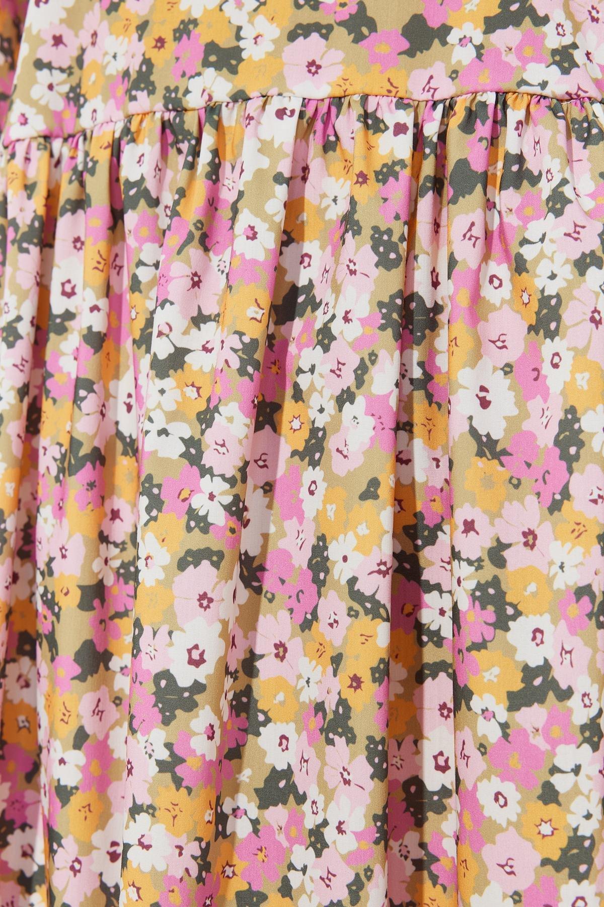 Multicolour Patterned Woven Dress, , large image number 4