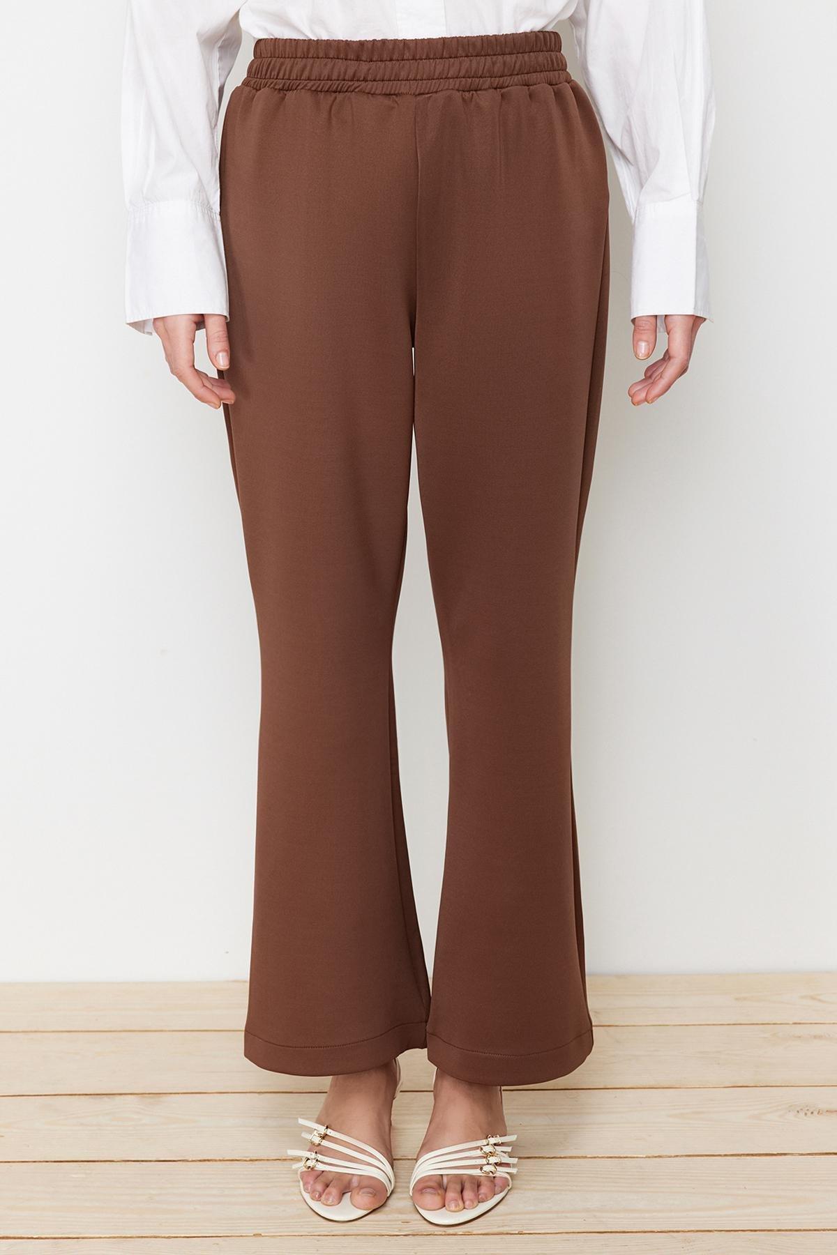 Brown Belted Scuba Co-Ord Set, , large image number 3