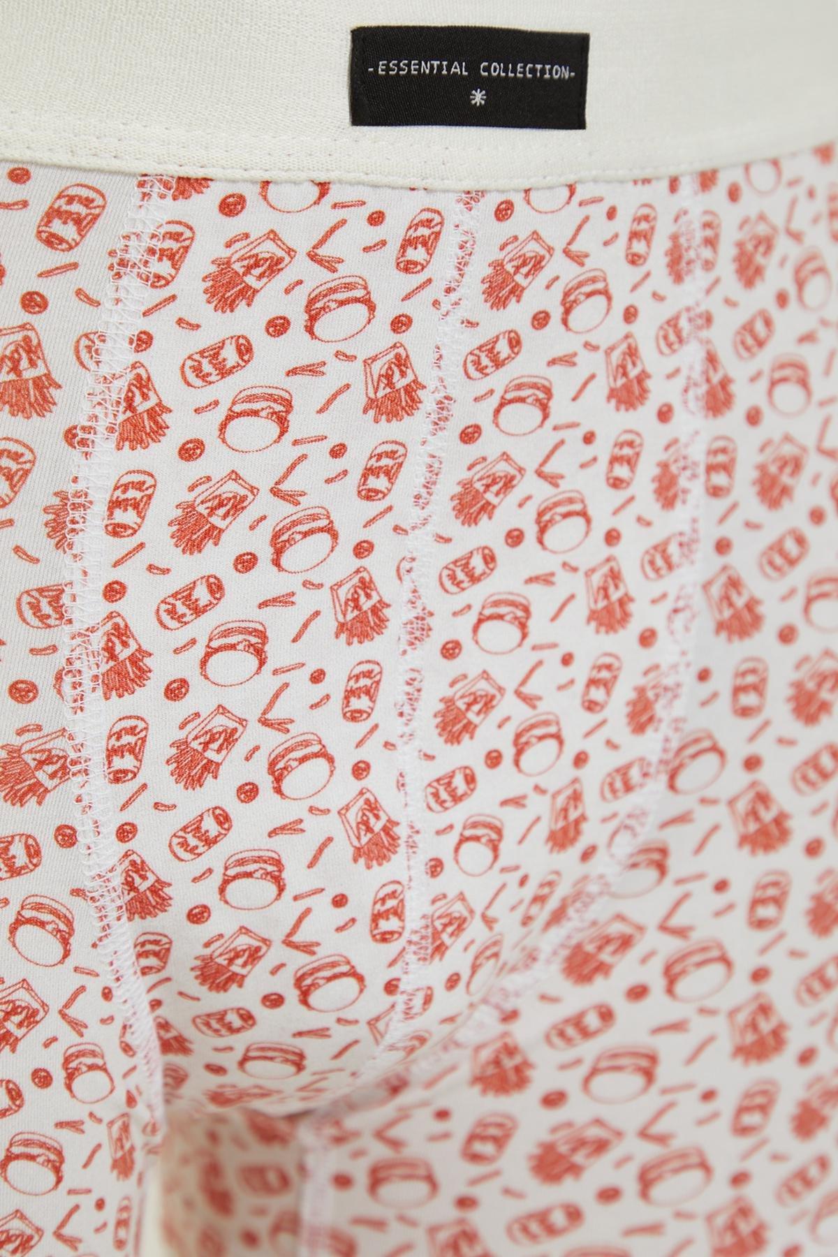 3-Pack Multi Color Food Patterned Cotton Boxer TMNSS24BX00007, 3some, , large image number 1
