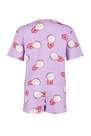 Trendyol - Purple Cotton Lip Printed Pajamas Set