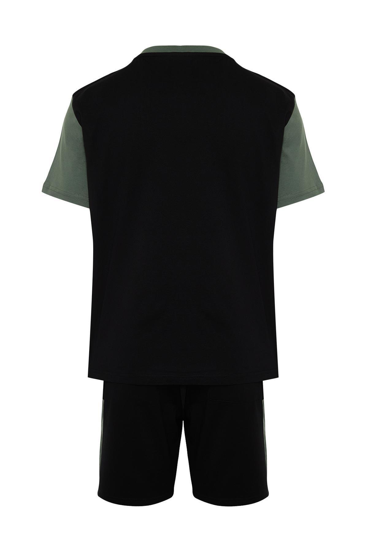 Trendyol - Black Knitted Pyjamas Set