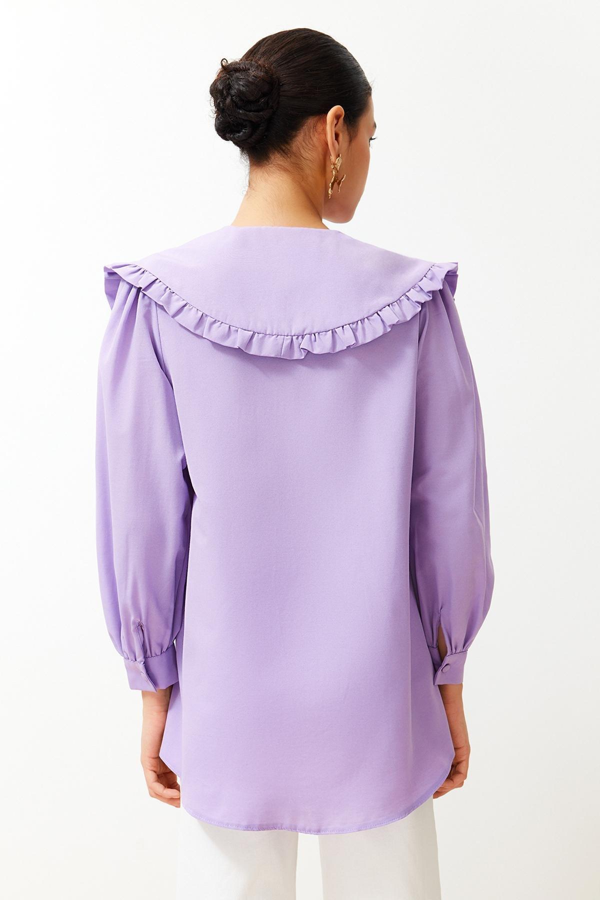 Purple Woven Shirt, , large image number 2