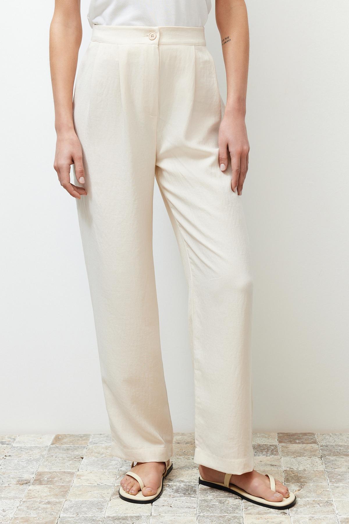 طقم متناسق من كيمونو بتصميم معطف ترنش، بيج, STONE, large image number 4