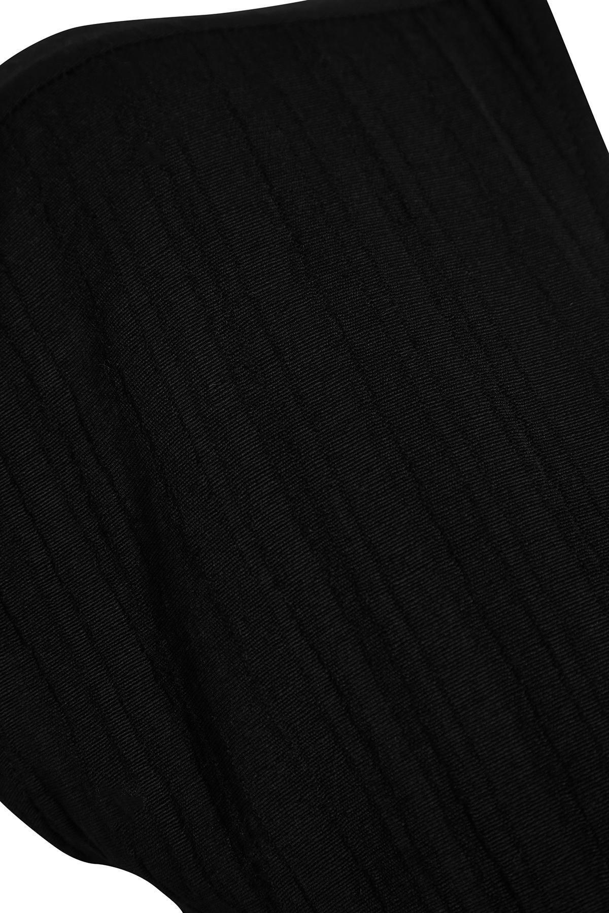 Black Mini Woven Cut Out Beach Dress, , large image number 1