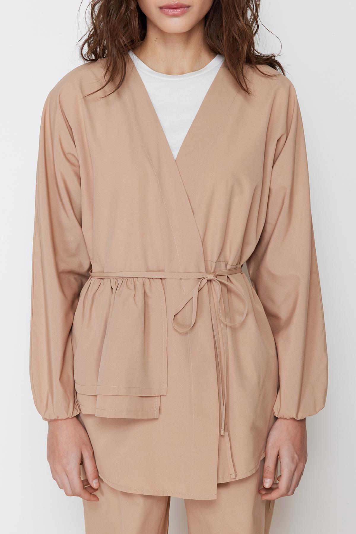 Beige Woven Co-Ord Set, , large image number 2