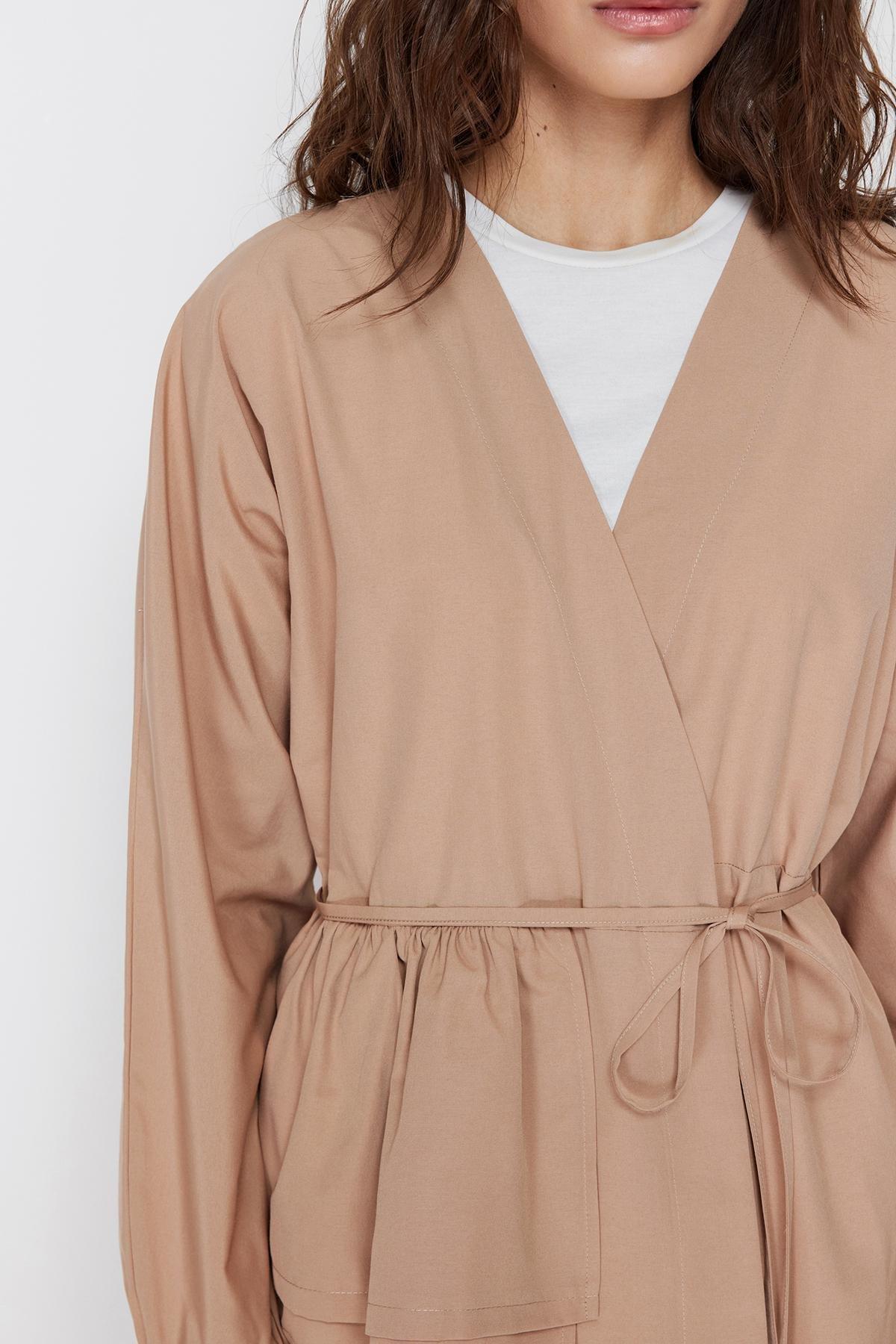 Beige Woven Co-Ord Set, , large image number 4