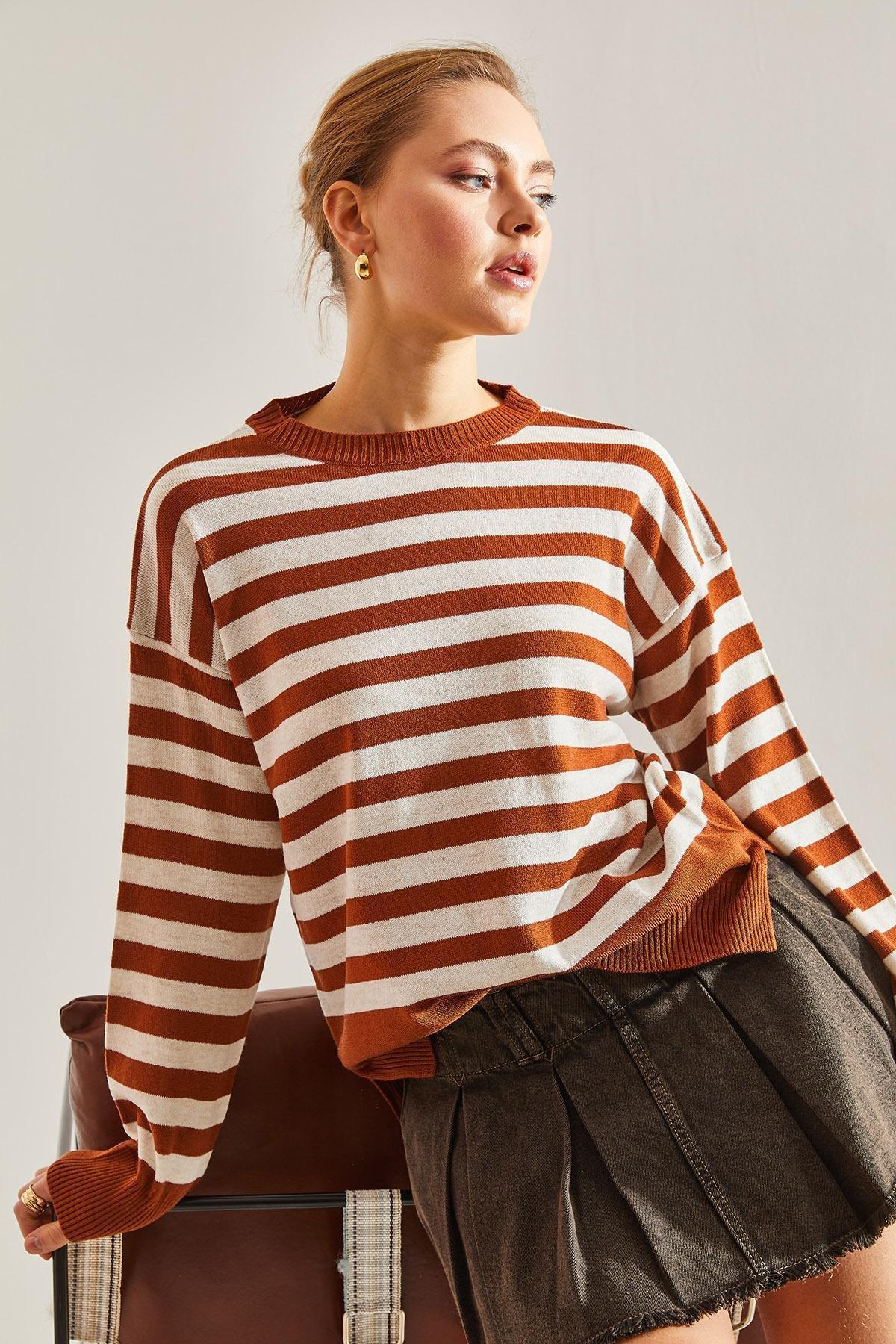 Multicolour Striped Sweater, C101_5575, large image number 3