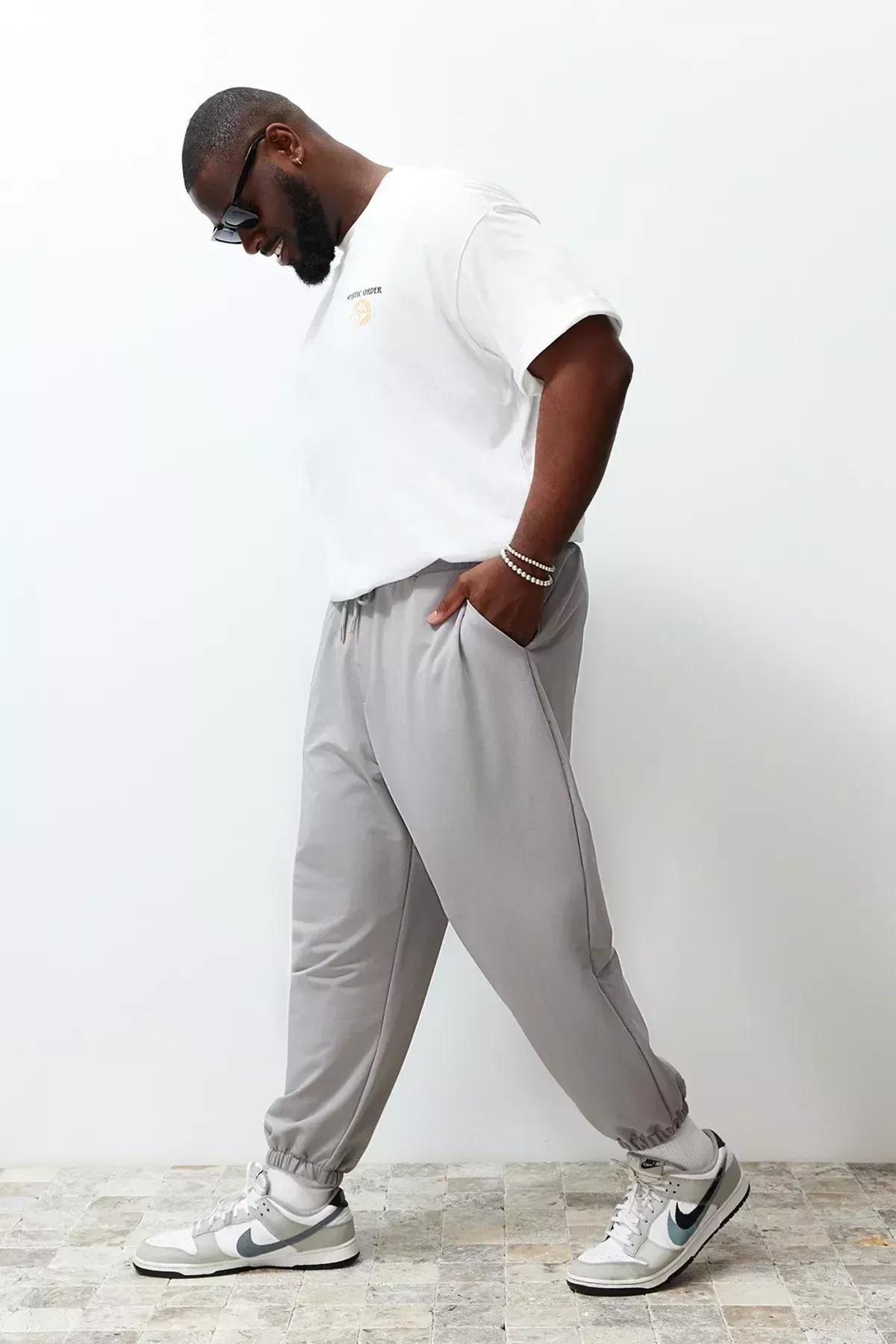 Grey Oversize Sweatpants, C101_5126, large image number 3