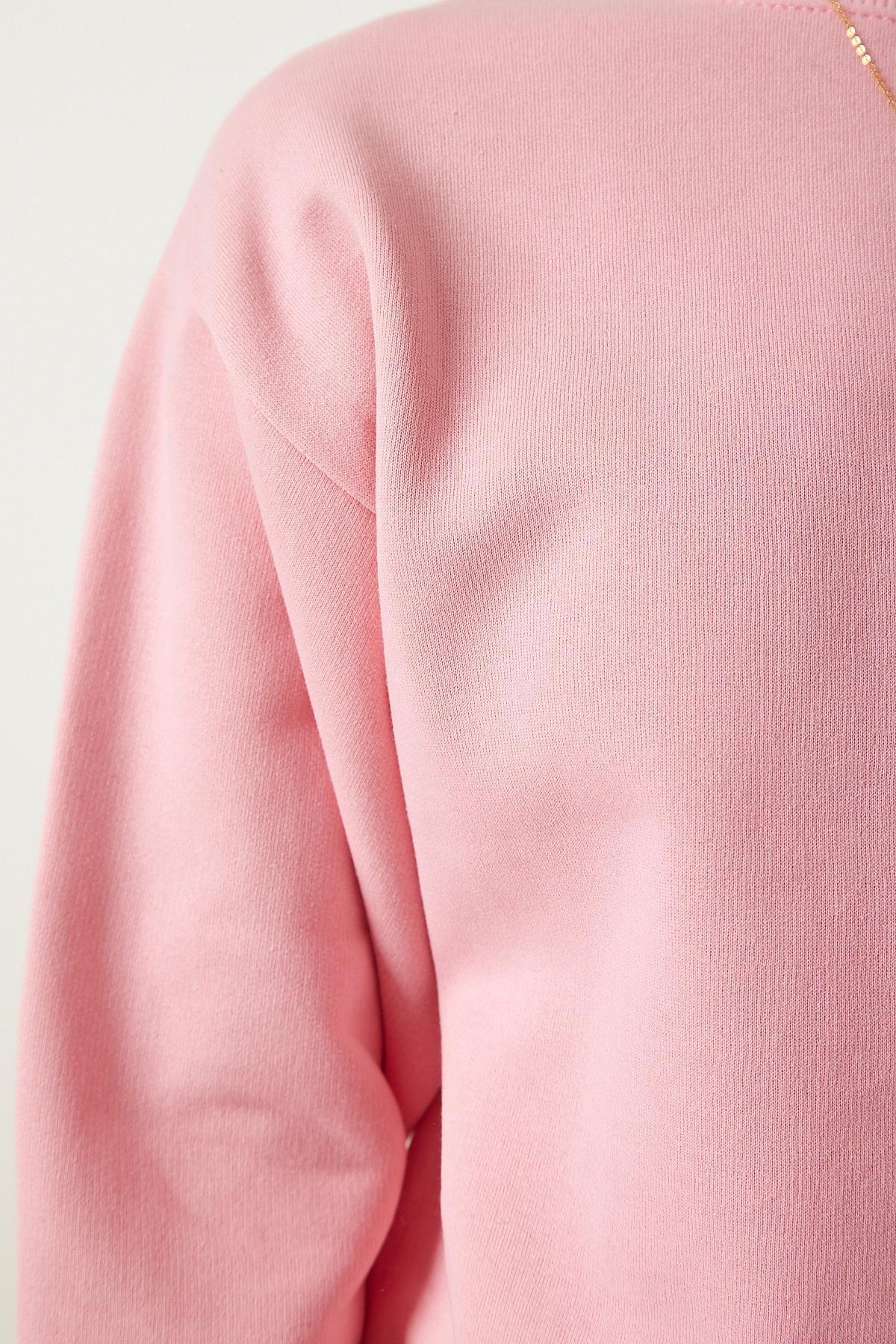 Pink Raised Sweatshirt, , large image number 4