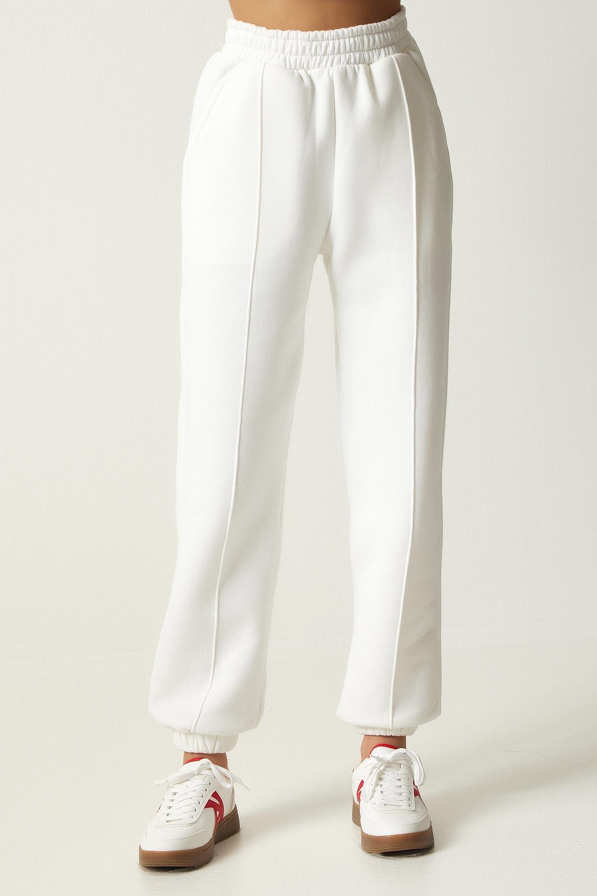 White Hooded Knitted Tracksuit, , large image number 5
