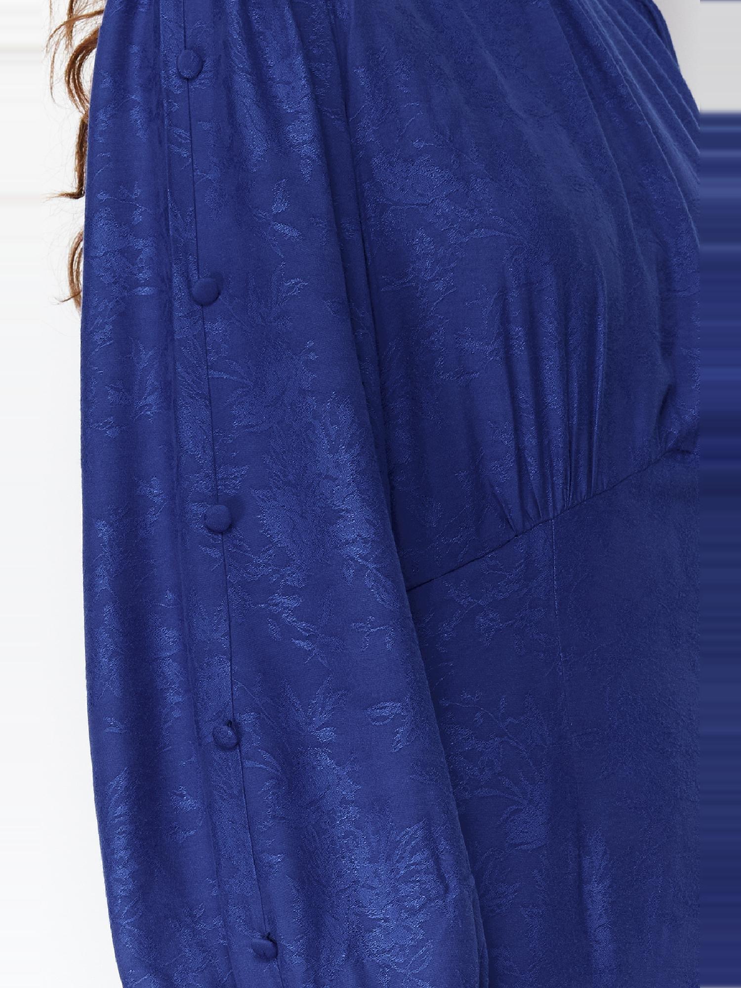 Navy Woven Dress, , large image number 8