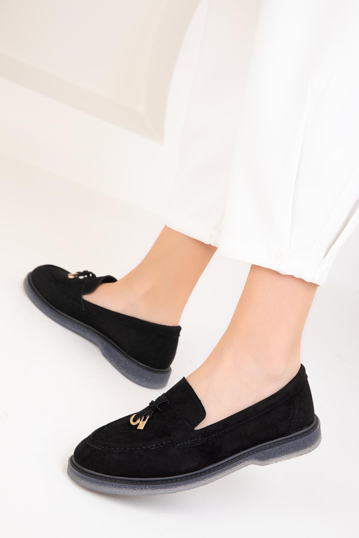 SOHO - Black Suede Casual Shoes