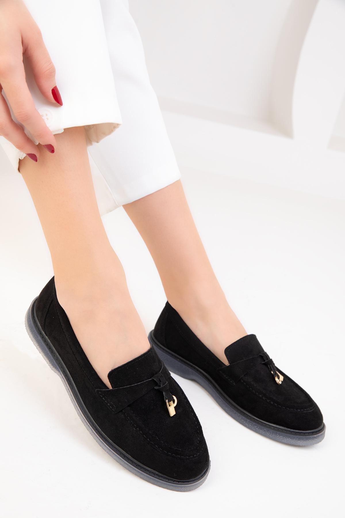 SOHO - Black Suede Casual Shoes