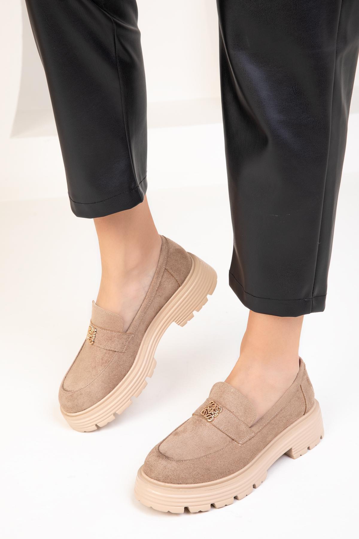 Brown Suede Casual Loafer, , large image number 3
