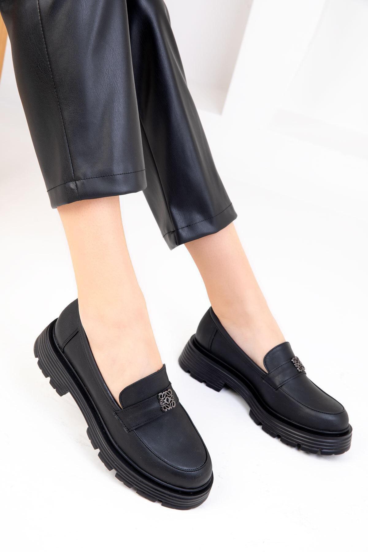 Black Casual Shoes, , large image number 1