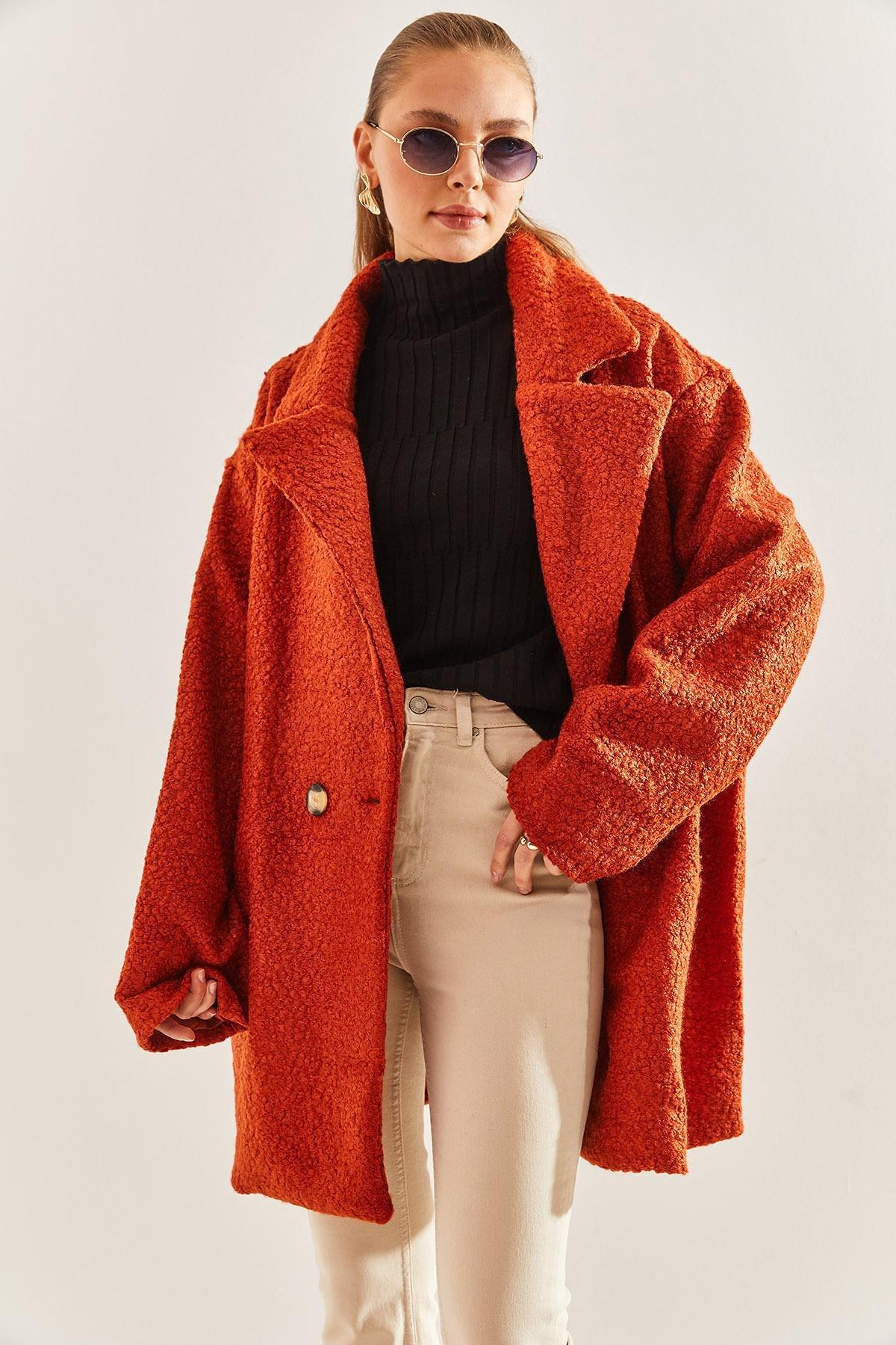 Orange Spider Cloth Coat, , large image number 1