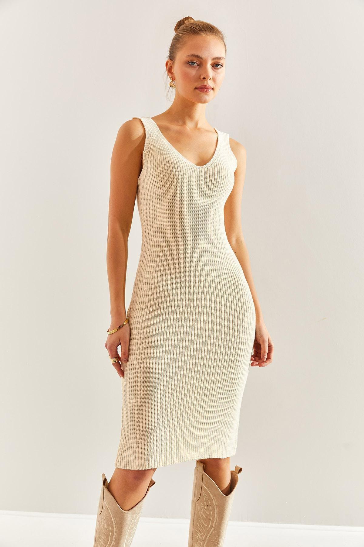Cream Knitted Co-Ord Set, C101_162, large image number 4
