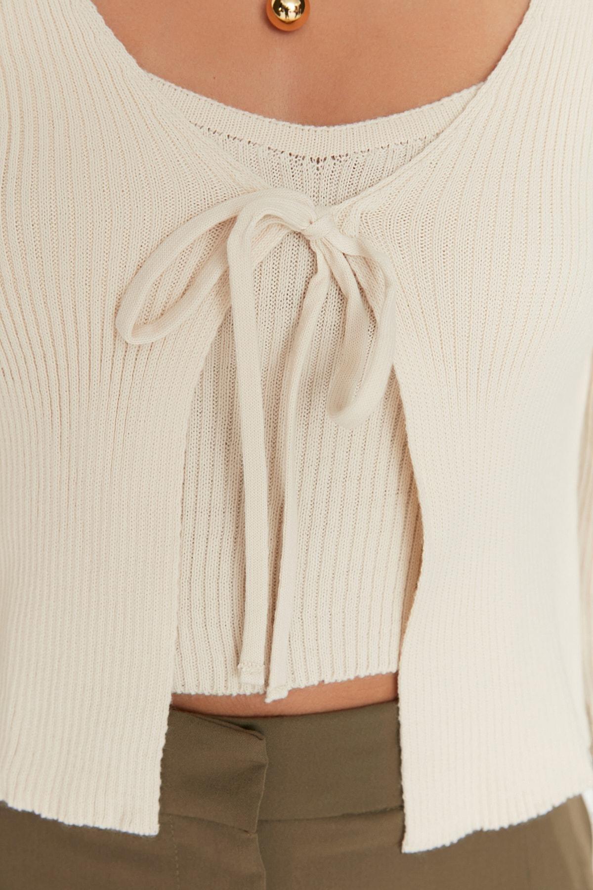 Beige Sweetheart Cardigan, Set Of 2, , large image number 2