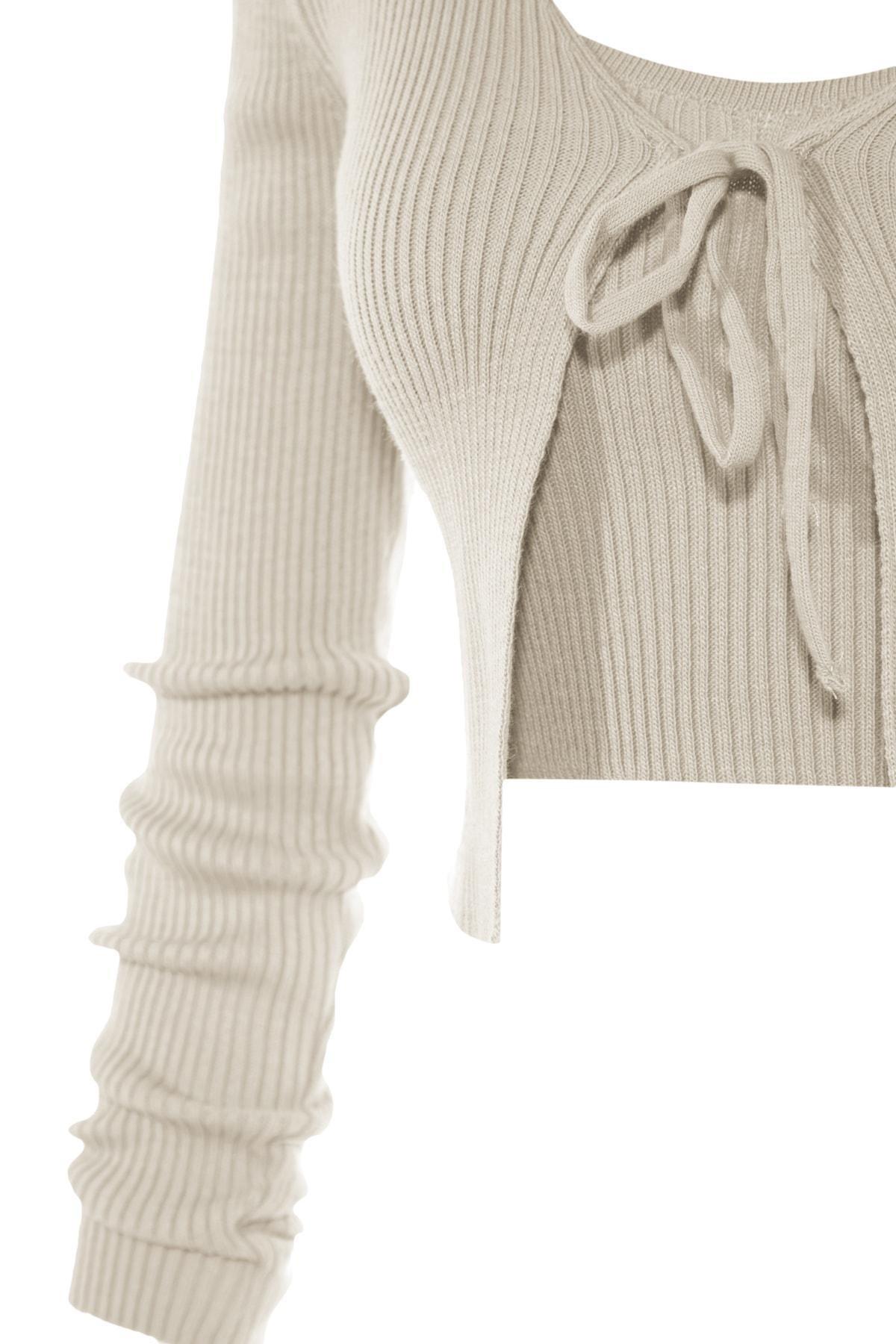 Beige Sweetheart Cardigan, Set Of 2, , large image number 7