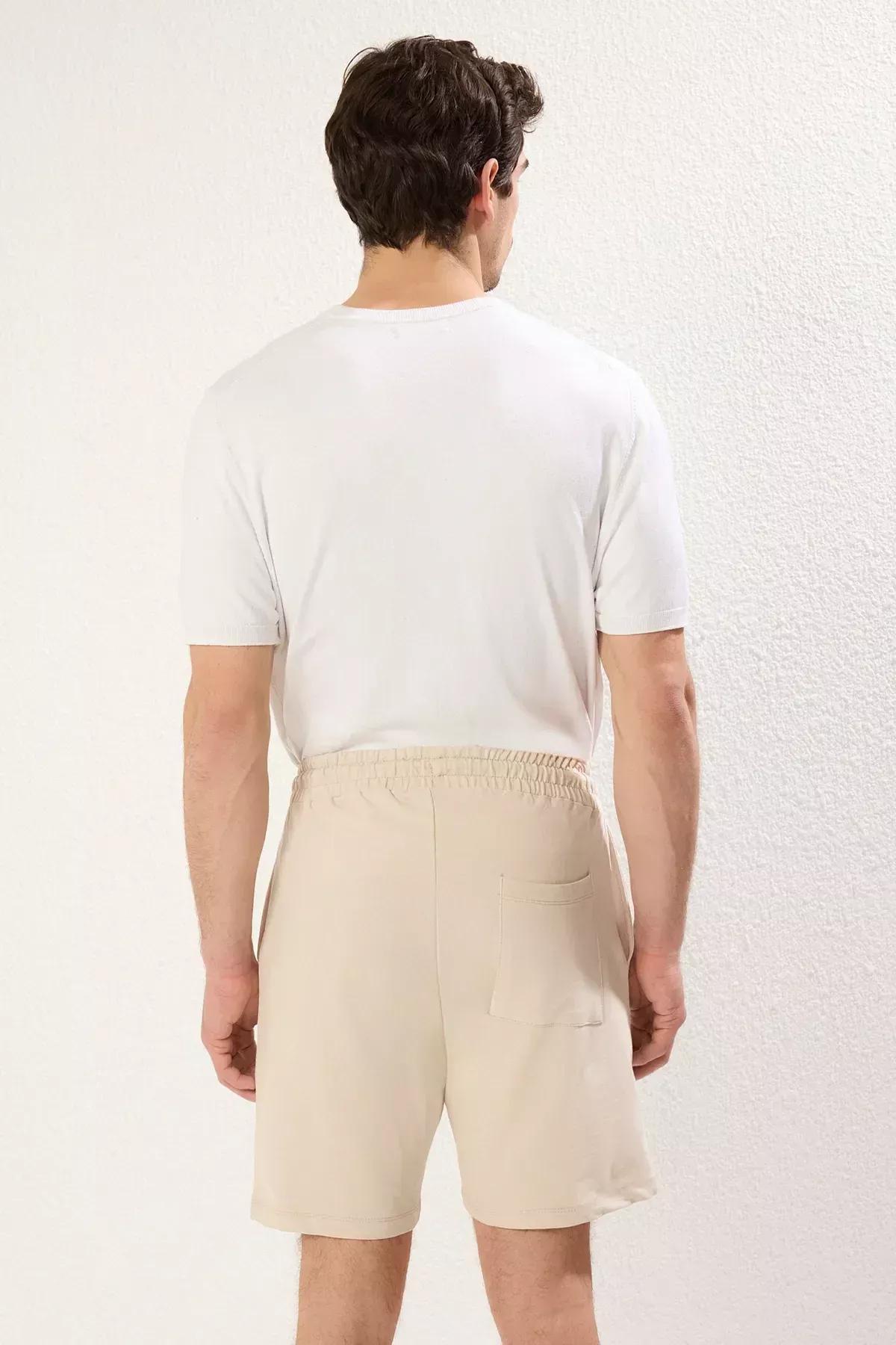 Navy-Beige Comfort Shorts, set of 2, Dark Blue-Stone, large image number 9