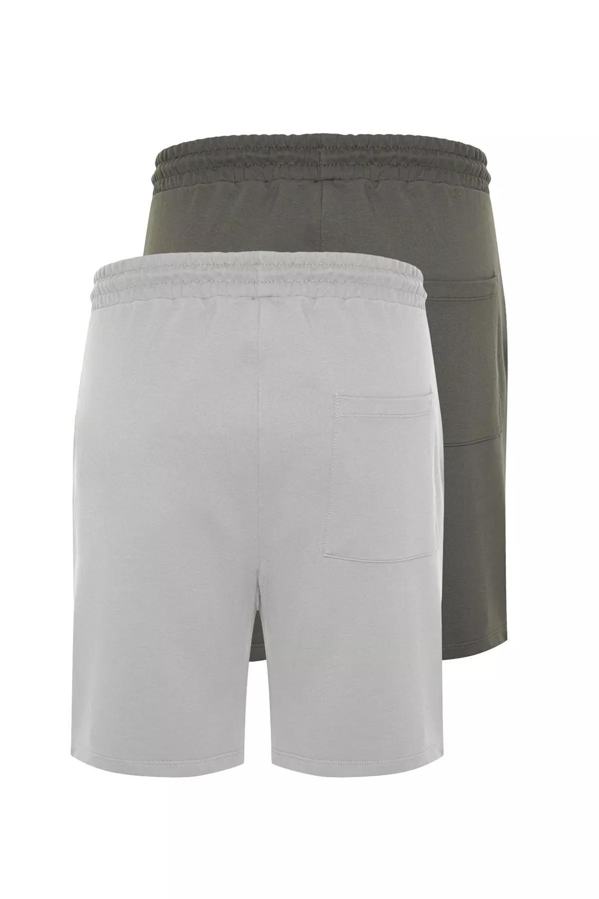 Grey Shorts, Set of 2, Anthracite-Multicolor, large image number 1
