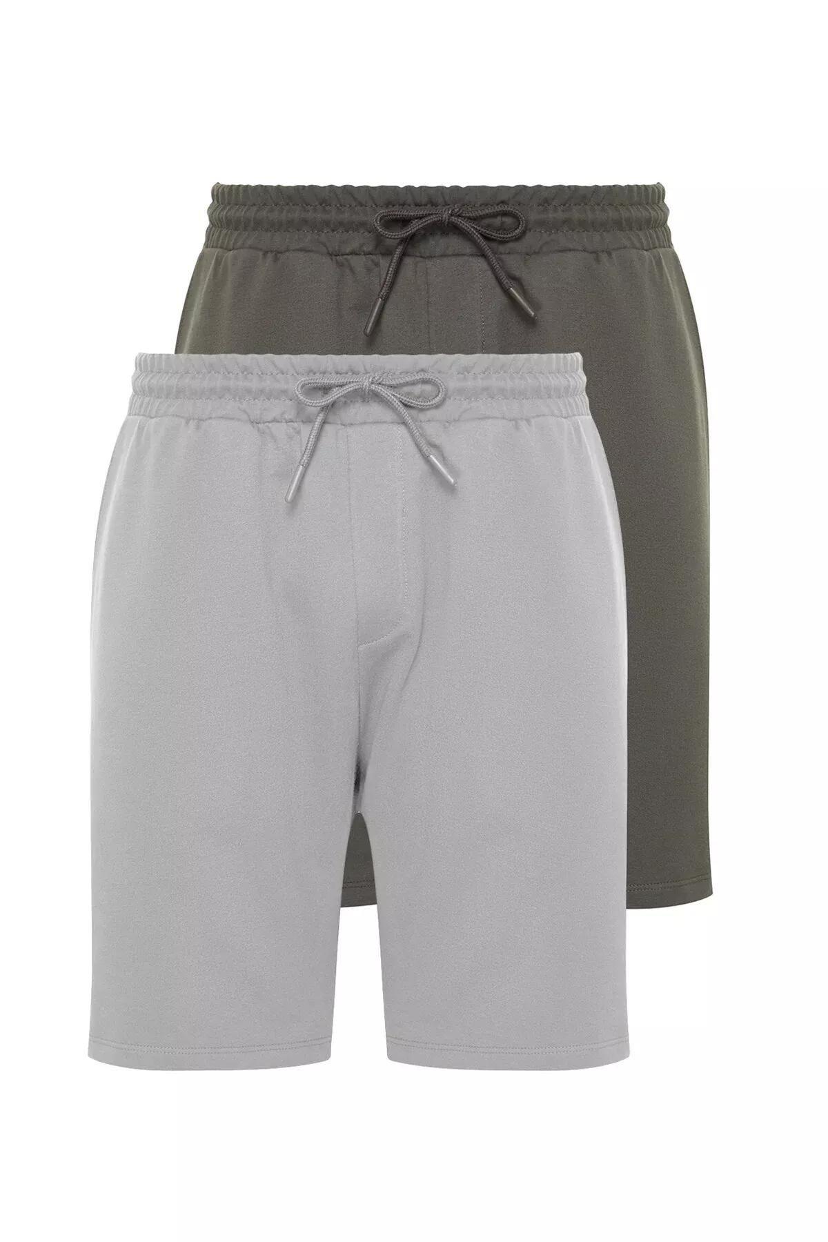 Grey Shorts, Set of 2, Anthracite-Multicolor, large image number 5