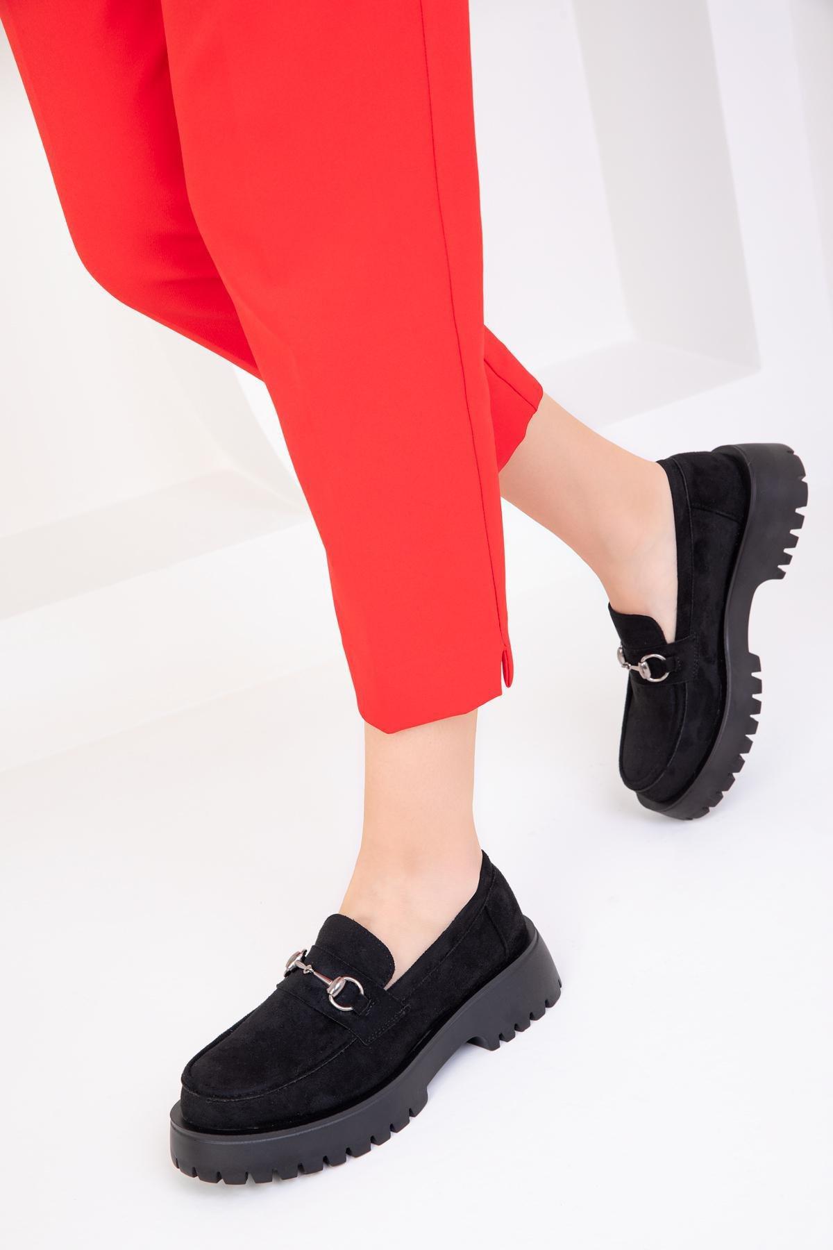Black Suede Casual Shoes, C101_2531, large image number 0