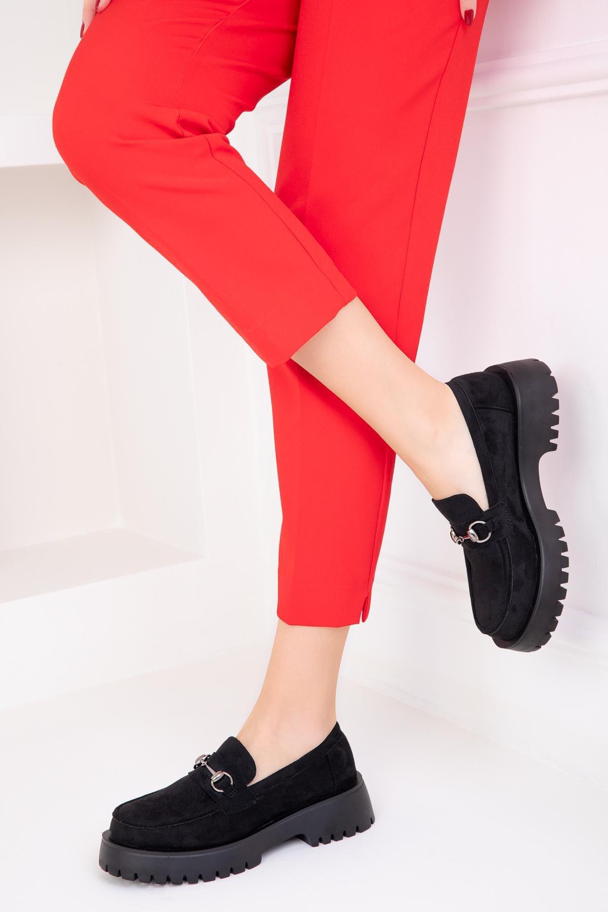 Black Suede Casual Shoes, C101_2531, large image number 1