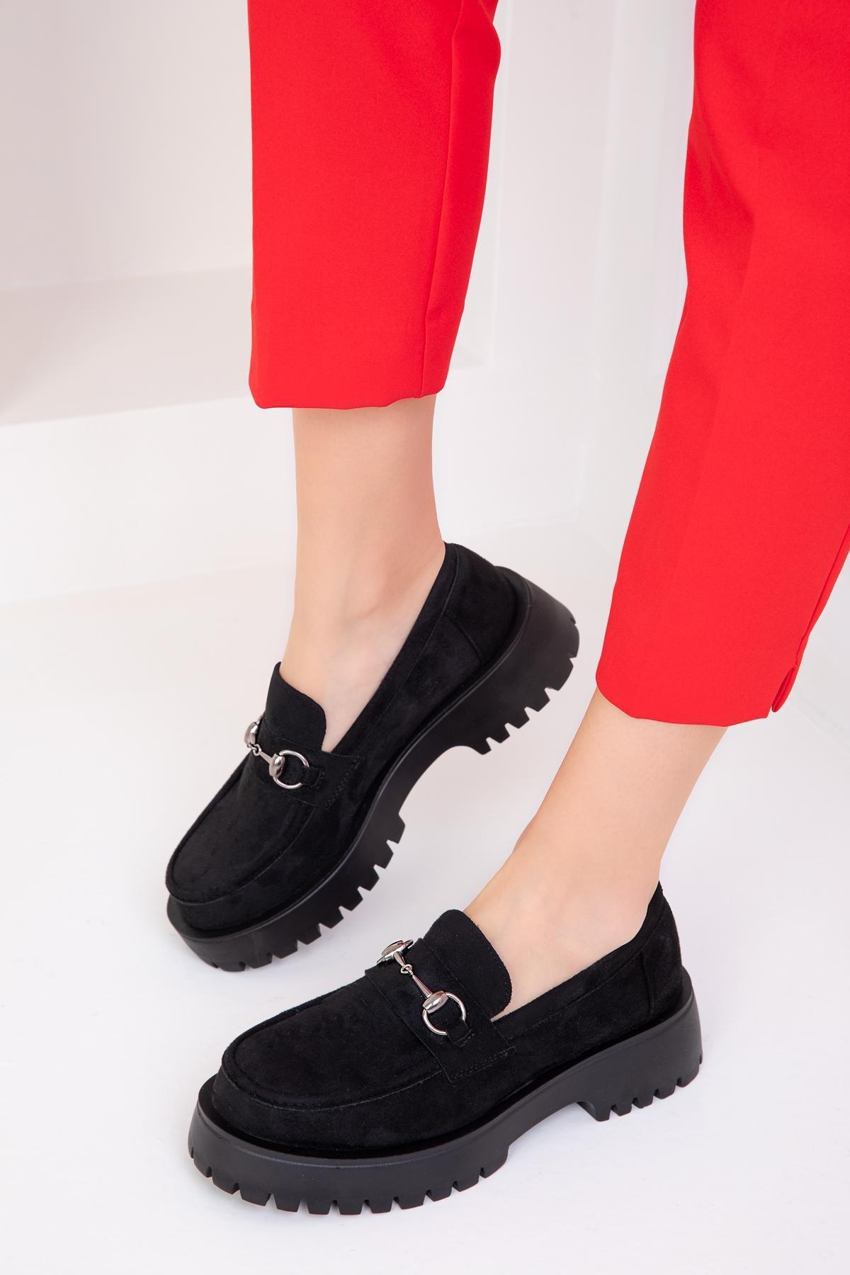 Black Suede Casual Shoes, C101_2531, large image number 3