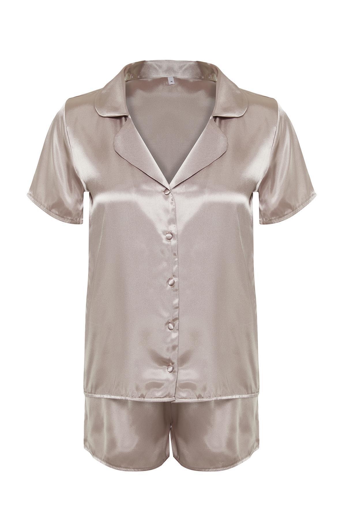 Pink Detailed Pajamas Set, , large image number 5