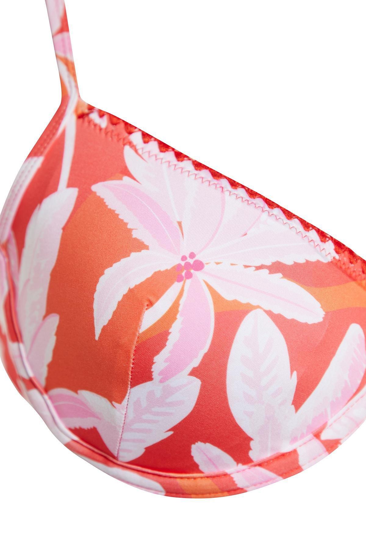 Tropical Patterned Balcony Embroidered Bikini Top TBESS24BU00154, single, C101_1704, large image number 5