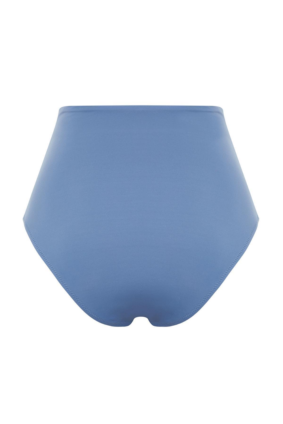 Blue Premium Accessory High Waist Hipster Bikini Bottom TBESS24BA00127, single, , large image number 5