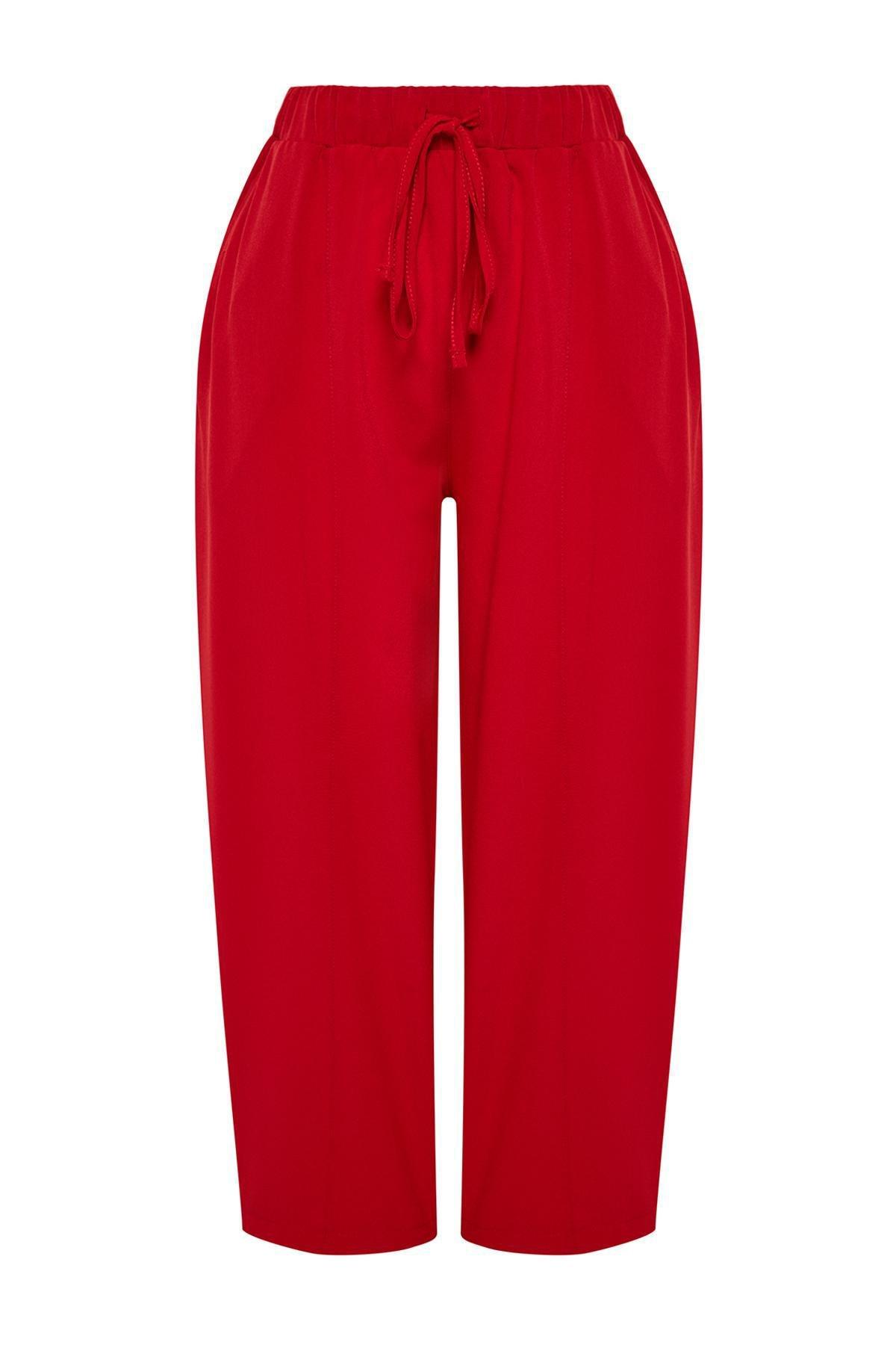 Red Harem/Shalwar Aerobin Woven Trousers TWOSS24PL00088, Single, C101_5690, large image number 5