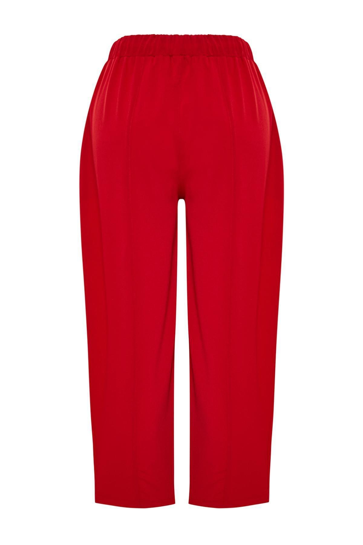 Red Harem/Shalwar Aerobin Woven Trousers TWOSS24PL00088, Single, C101_5690, large image number 6