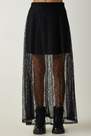 Happiness - Black Laced Long Skirt