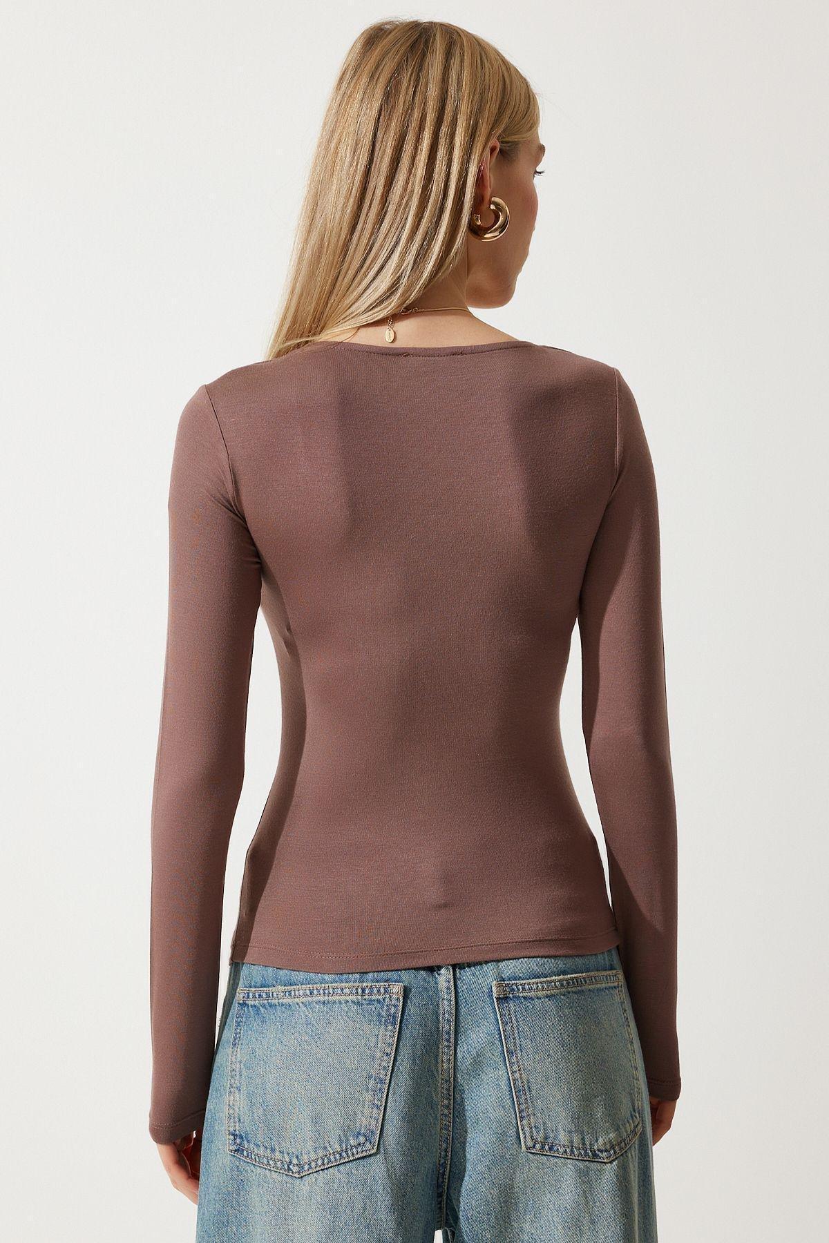 Multicolour Double Pack Basic Shirt, Brown White, large image number 2